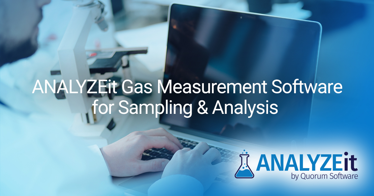 Analyzeit Gas Measurement Software For Sampling And Analysis 5049